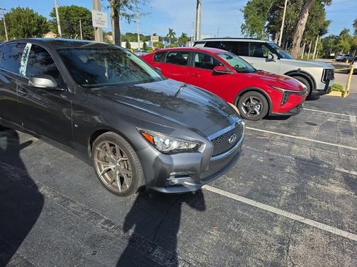 Graphite Shadow 2015 INFINITI Q50 Premium