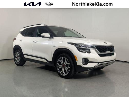 Snow White Pearl 2021 Kia Seltos SX Turbo