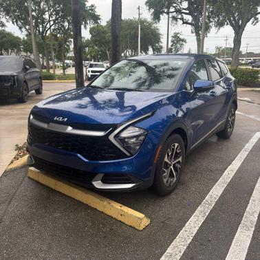 Sapphire Blue 2023 Kia Sportage EX