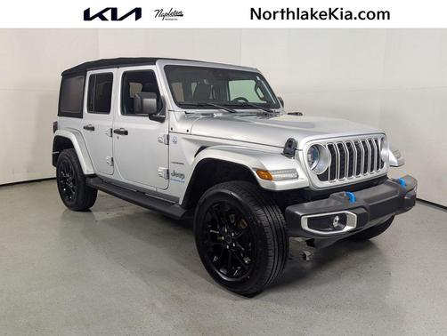 Silver Zynith Clearcoat 2024 Jeep Wrangler 4xe Sahara