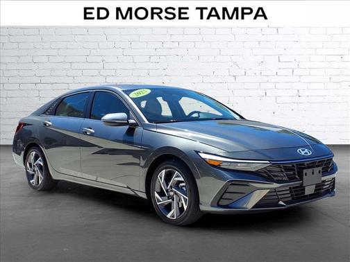 Amazon Gray 2025 Hyundai ELANTRA HEV Limited