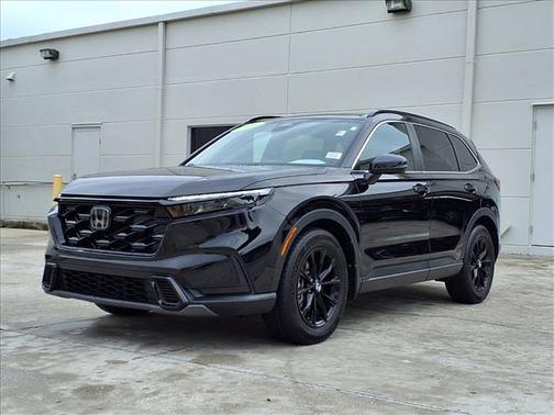 Crystal Black Pearl 2025 Honda CR-V Hybrid Sport FWD