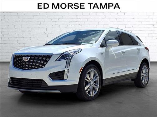 Crystal White Tricoat 2024 Cadillac XT5 Premium Luxury