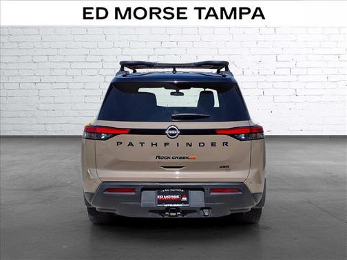 Baja Storm/Super Black Roof 2023 Nissan Pathfinder Rock Creek 4WD