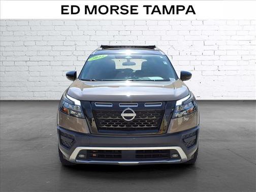 Baja Storm/Super Black Roof 2023 Nissan Pathfinder Rock Creek 4WD