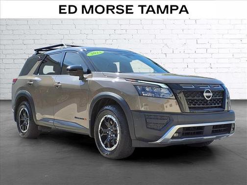 Baja Storm/Super Black Roof 2023 Nissan Pathfinder Rock Creek 4WD
