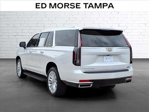 Crystal White Tricoat 2024 Cadillac Escalade ESV Luxury