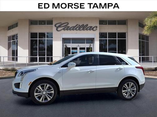 Crystal White Tricoat 2026 Cadillac XT5 Premium Luxury