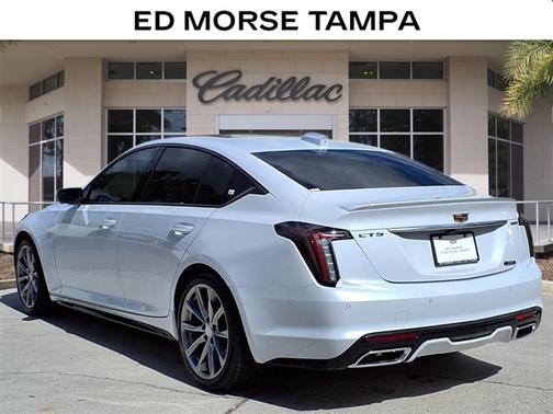 Vibrant White Tricoat 2026 Cadillac CT5 Sport
