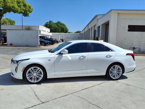 Summit White 2024 Cadillac CT4 Premium Luxury