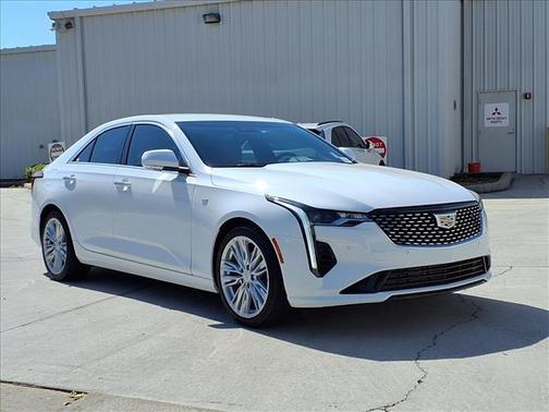 Summit White 2024 Cadillac CT4 Premium Luxury