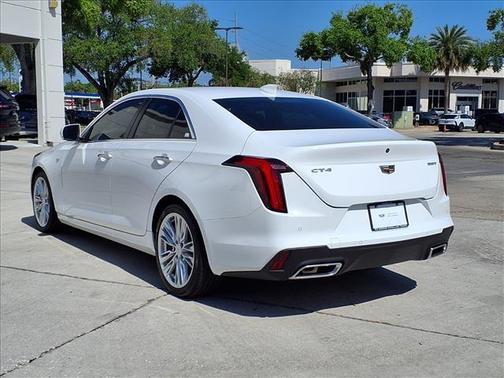 Summit White 2024 Cadillac CT4 Premium Luxury