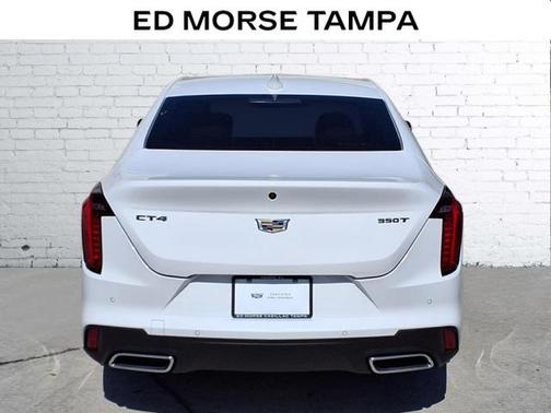 Summit White 2024 Cadillac CT4 Premium Luxury