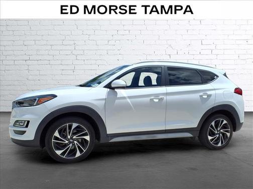 Dazzling White 2019 Hyundai TUCSON Sport