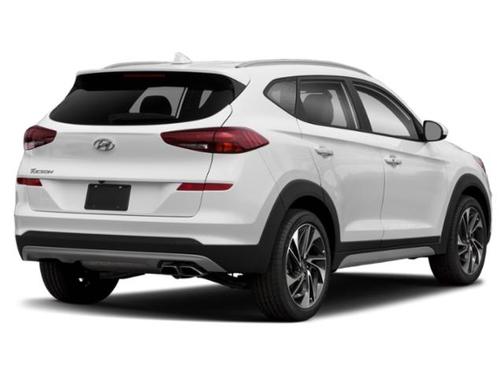 Dazzling White 2019 Hyundai TUCSON Sport