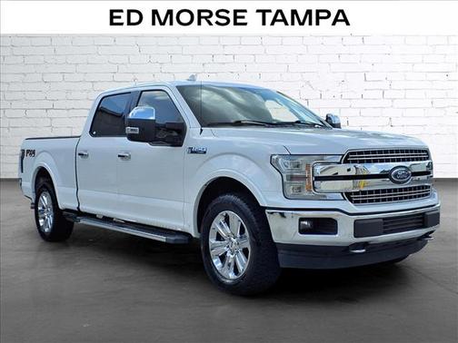 White Platinum Metallic Tri-Coat 2018 Ford F-150 Lariat