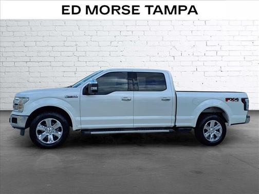 White Platinum Metallic Tri-Coat 2018 Ford F-150 Lariat