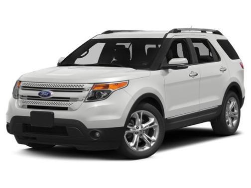 White Platinum Metallic Tri-Coat 2015 Ford Explorer Limited