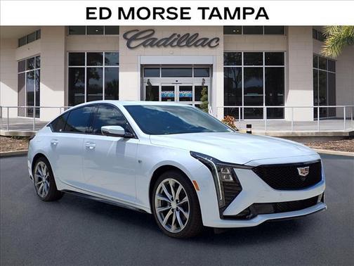 Vibrant White Tricoat 2026 Cadillac CT5 Sport