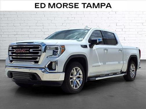 Summit White 2021 GMC Sierra 1500 SLT