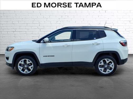 White Clearcoat 2021 Jeep Compass Limited