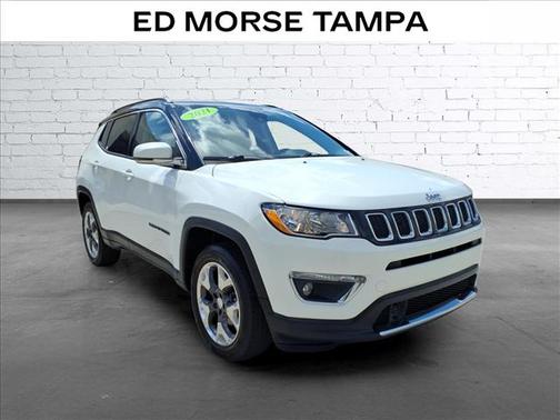 White Clearcoat 2021 Jeep Compass Limited