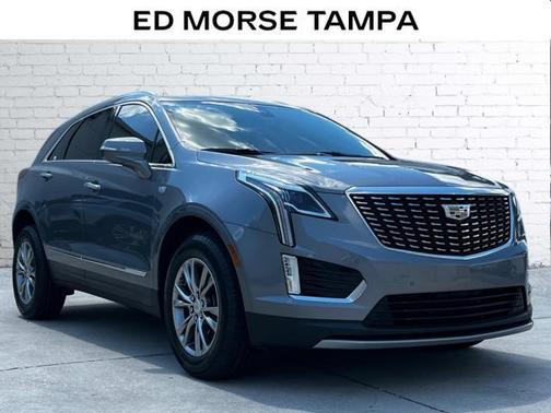 Satin Steel Metallic 2021 Cadillac XT5 Premium Luxury
