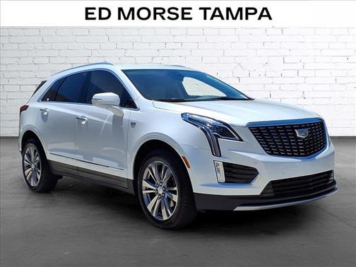 Crystal White Tricoat 2024 Cadillac XT5 Premium Luxury