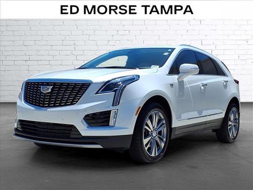 Crystal White Tricoat 2024 Cadillac XT5 Premium Luxury
