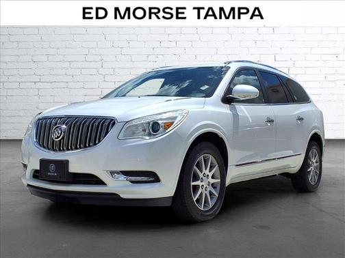 White Frost Tricoat 2017 Buick Enclave Leather