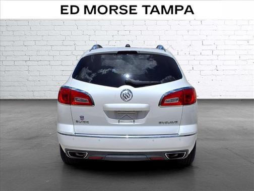 White Frost Tricoat 2017 Buick Enclave Leather
