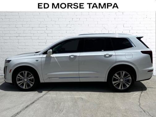 Crystal White Tricoat 2024 Cadillac XT6 Premium Luxury FWD