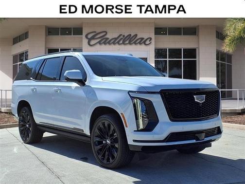 Vibrant White Tricoat 2026 Cadillac Escalade Sport Platinum