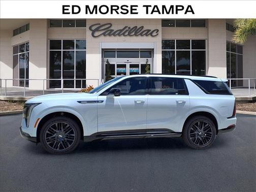 Vibrant White Tricoat 2026 Cadillac Escalade IQL Sport