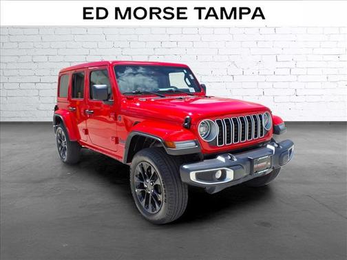 Firecracker Red Clearcoat 2025 Jeep Wrangler 4xe Sahara