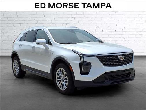 Crystal White Tricoat 2024 Cadillac XT4 Premium Luxury