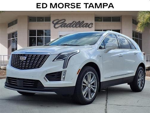Crystal White Tricoat 2026 Cadillac XT5 Premium Luxury