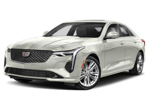 Crystal White Tricoat 2022 Cadillac CT4 Premium Luxury