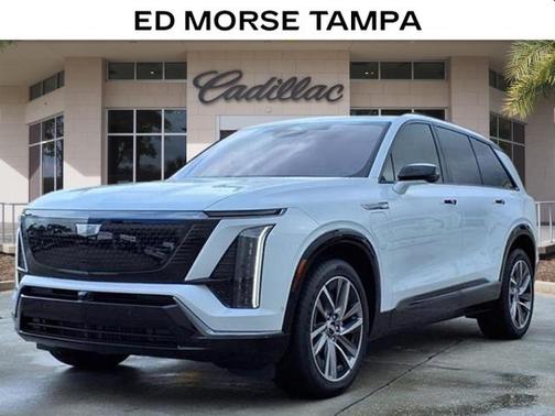 Vibrant White Tricoat 2026 Cadillac VISTIQ Sport