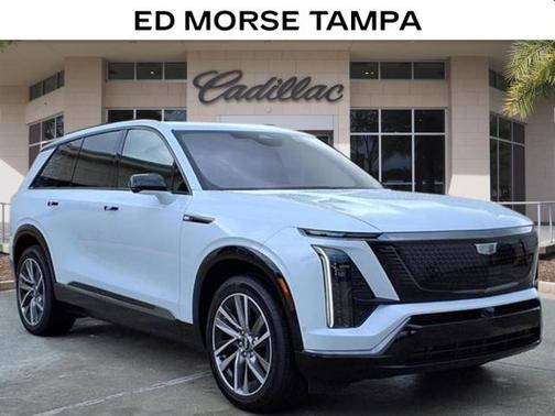Vibrant White Tricoat 2026 Cadillac VISTIQ Sport