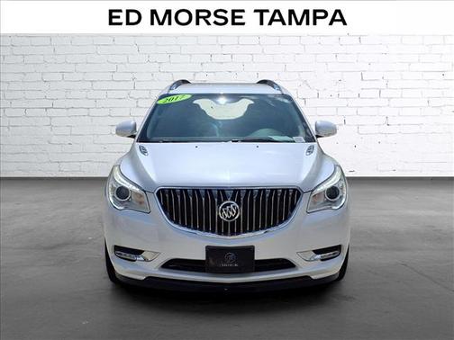 White Frost Tricoat 2017 Buick Enclave Leather
