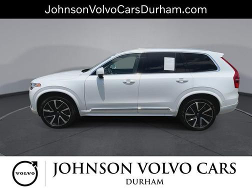 Crystal White Metallic 2024 Volvo XC90 B6 Plus Bright Theme 7-Seater