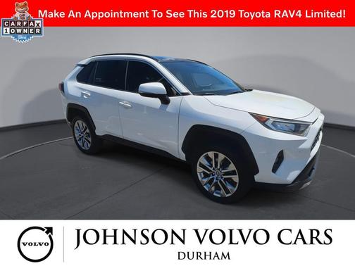 Blizzard Pearl 2019 Toyota RAV4 Limited