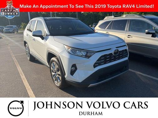 Blizzard Pearl 2019 Toyota RAV4 Limited