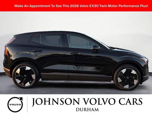 Onyx Black Metallic 2026 Volvo EX30 Plus Twin Motor Performance, Fully electric