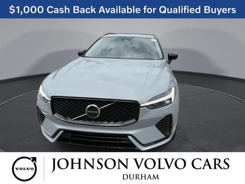 Vapour Grey Metallic 2026 Volvo XC60 Plug-In Hybrid Plus, T8 AWD Electric/Gasoline, Dark