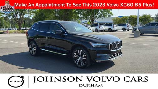 Onyx Black Metallic 2023 Volvo XC60 B5 Plus Bright Theme