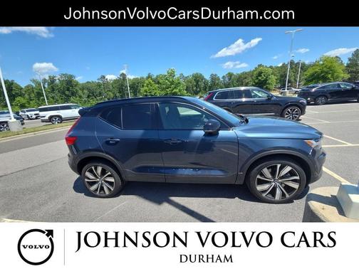 Denim Blue Metallic 2022 Volvo XC40 Recharge Pure Electric P8 Twin Ultimate