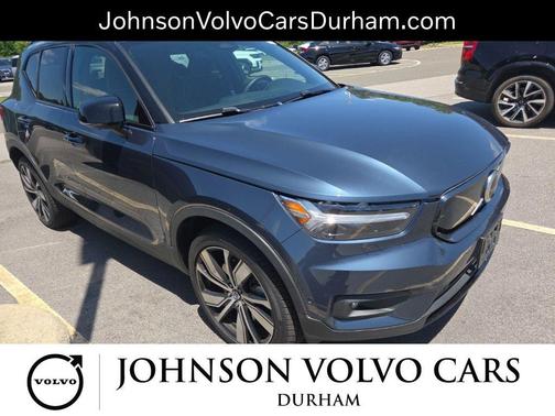 Denim Blue Metallic 2022 Volvo XC40 Recharge Pure Electric P8 Twin Ultimate