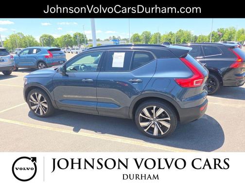 Denim Blue Metallic 2022 Volvo XC40 Recharge Pure Electric P8 Twin Ultimate